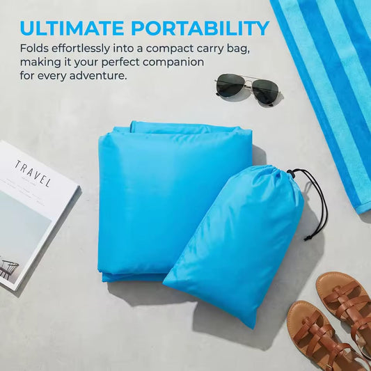 Air Lounger Inflatable Beach Chair – Portable Air Bed for Beach & Camping