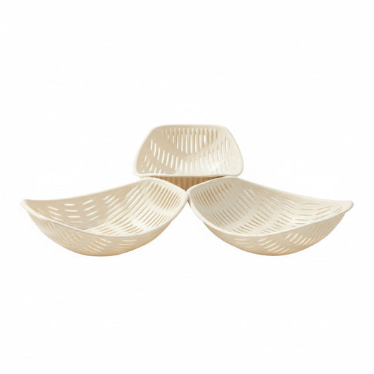 Limon 3 Piece Bamboo Multiuse Basket