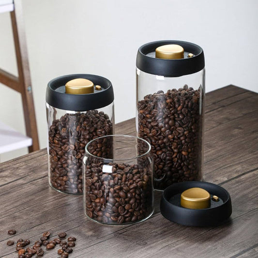 3PCS Glass Jar Set Kitchen Storage Containers