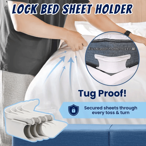 Bedsheet Secure Lock Holder ( 4 Pcs )