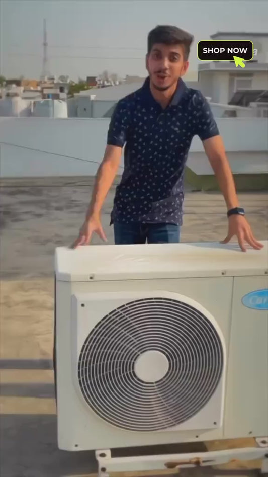 AC Outdoor Unit Protector Aluminium Cover With Straps